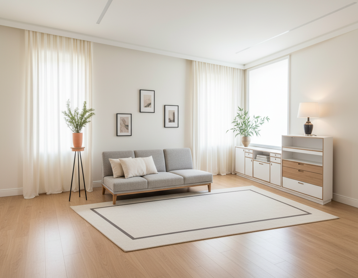 Sketch Living Room design example 1 — AI generated interior