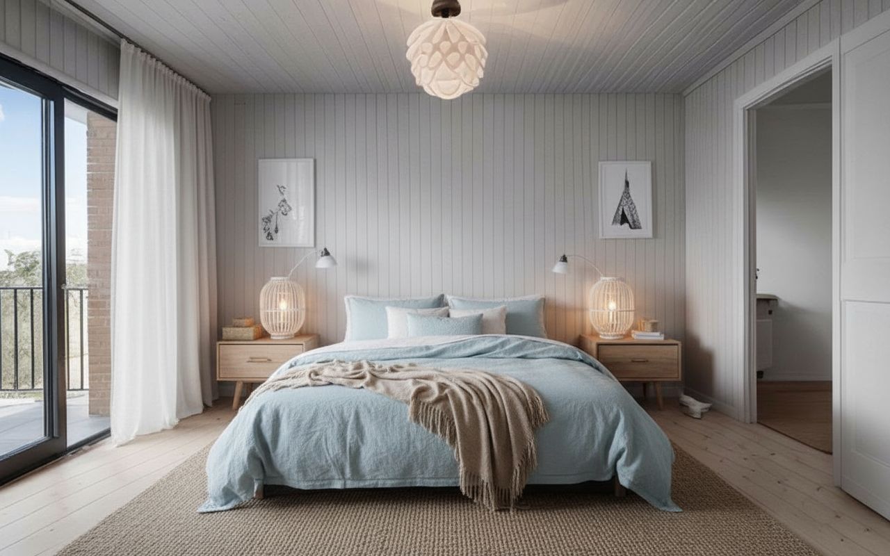 Coastal Bedroom design example 1 — AI generated interior