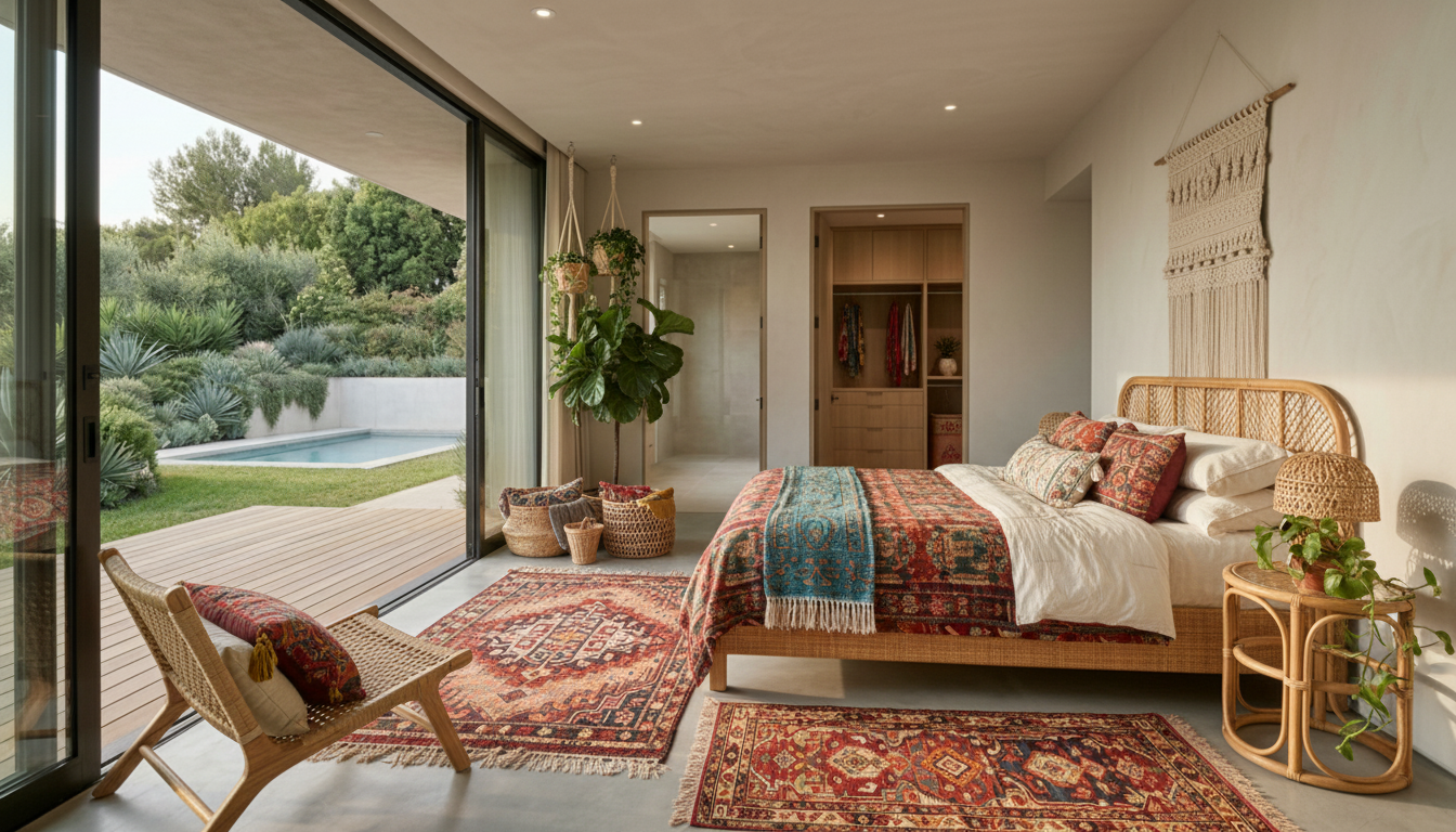 Bohemian Bedroom design