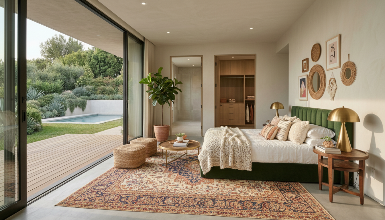 Boho Chic Bedroom design