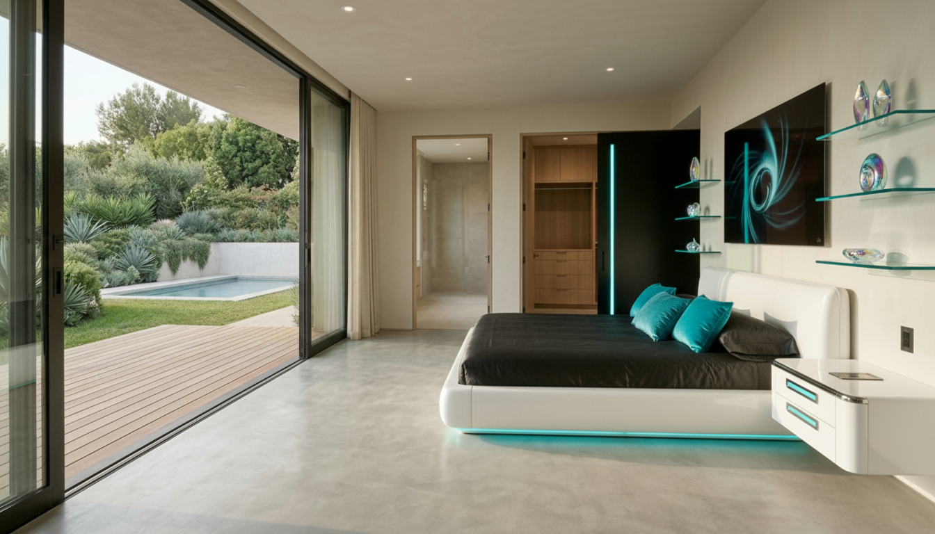 Futuristic Bedroom design
