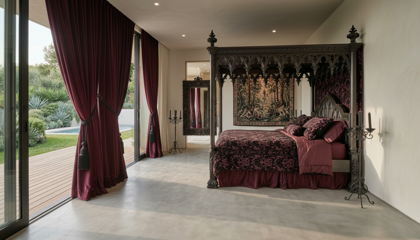 Gothic Bedroom design