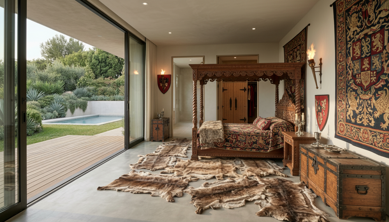 Medieval Bedroom design