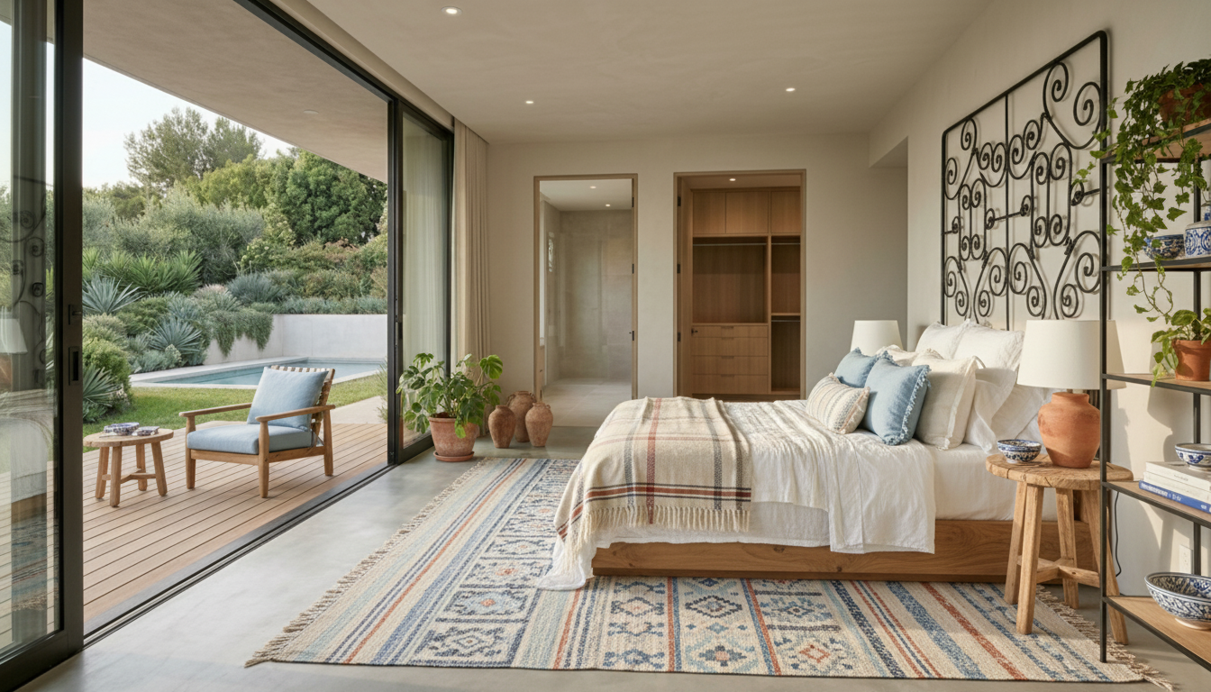 Mediterranean Bedroom design