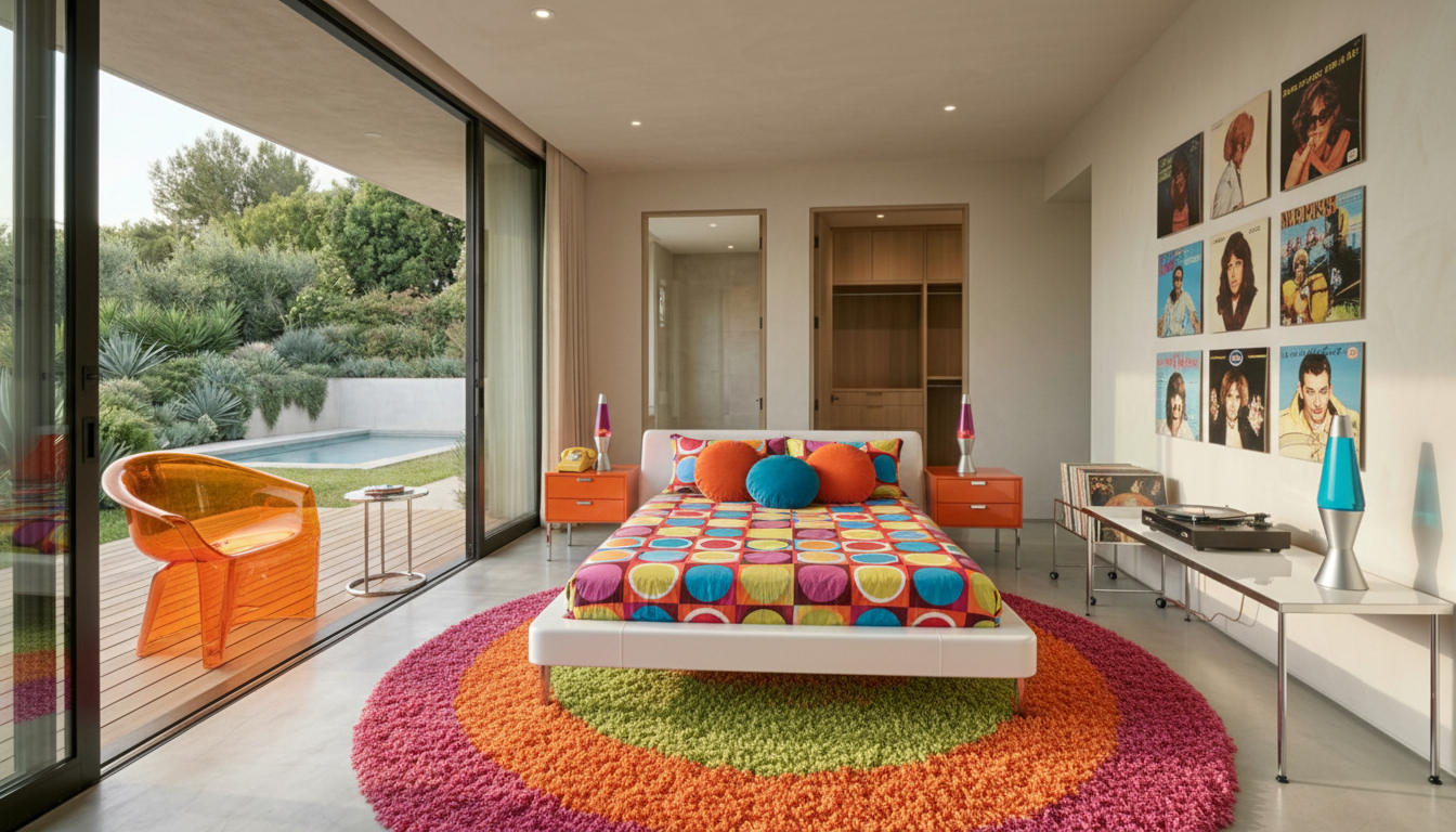 Retro Bedroom design