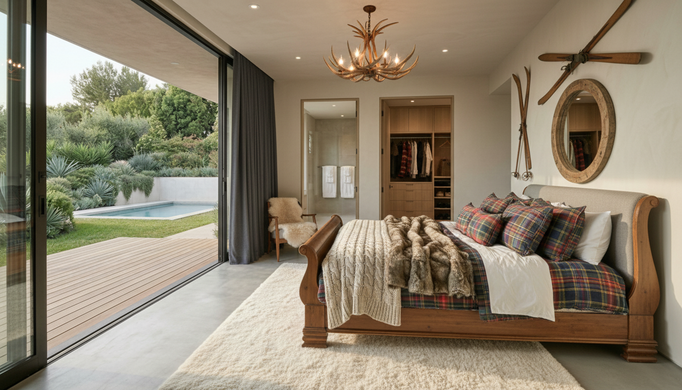 Ski Chalet Bedroom design