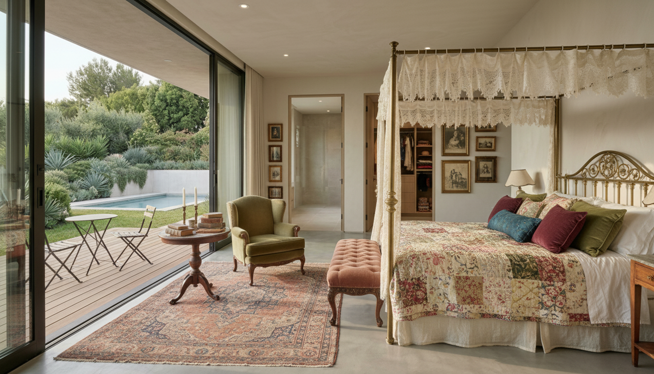 Vintage Bedroom design