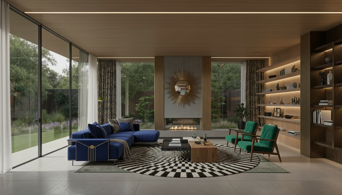 Art Deco Living Room design