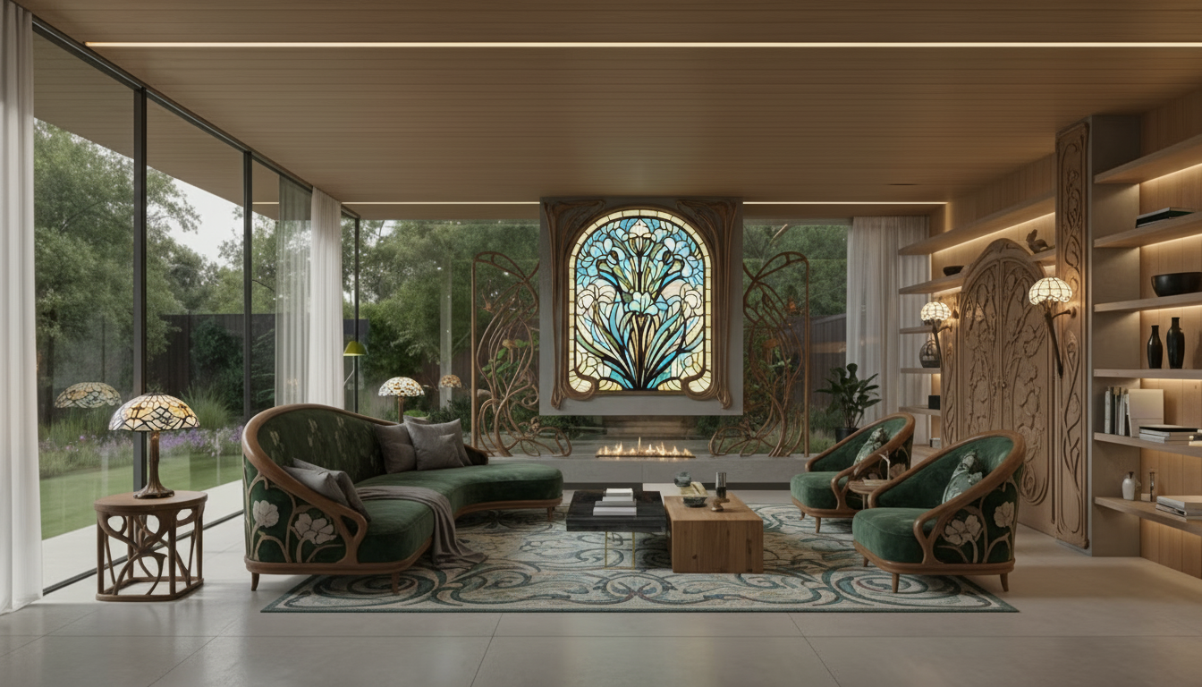 Art Nouveau Living Room design