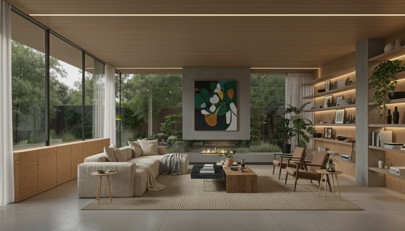 Eco Friendly Living Room design