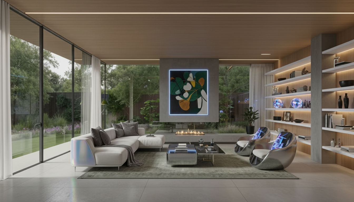 Futuristic Living Room design