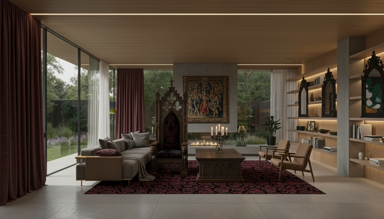 Gothic Living Room design