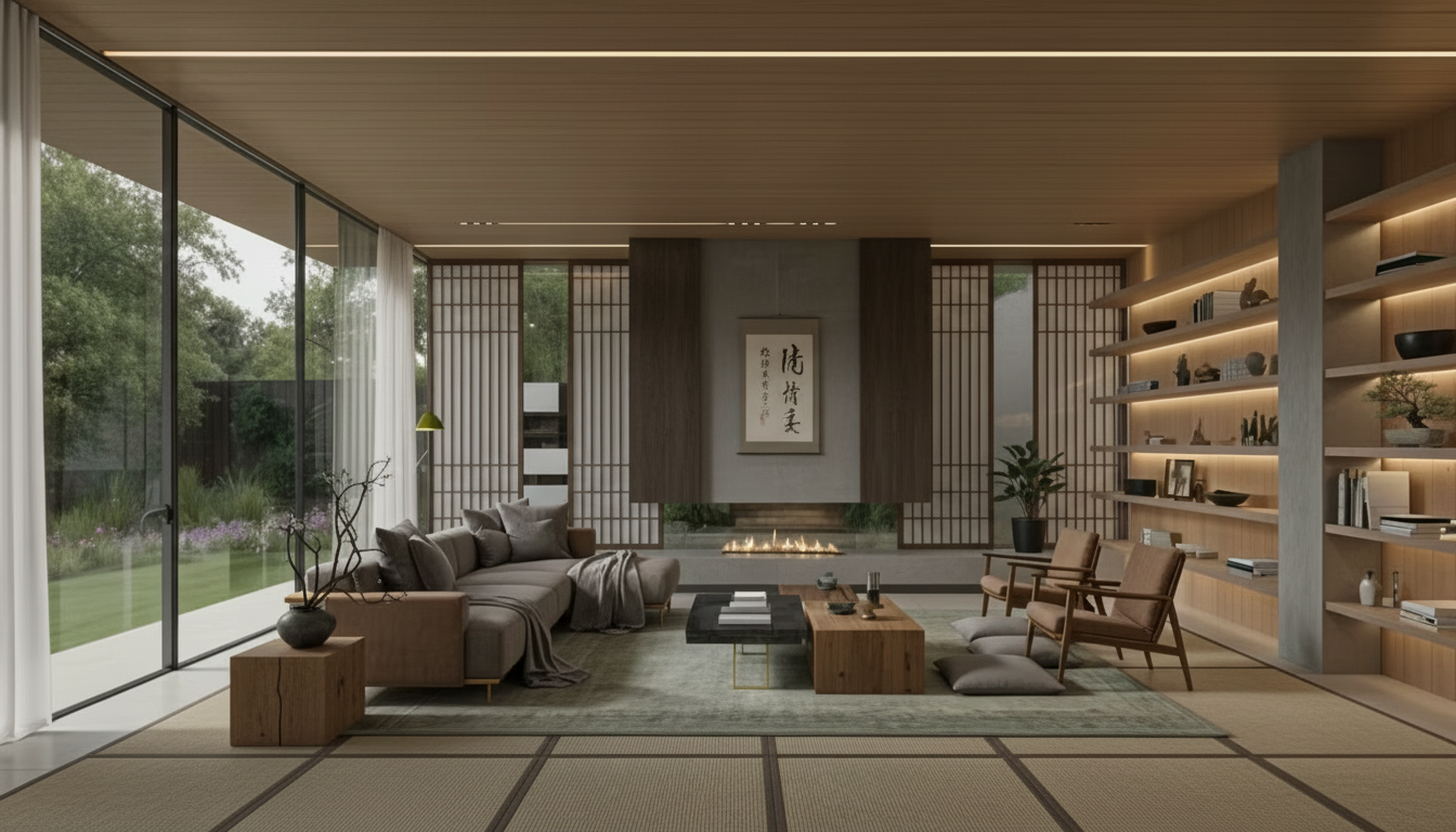 Japanese Living Room design