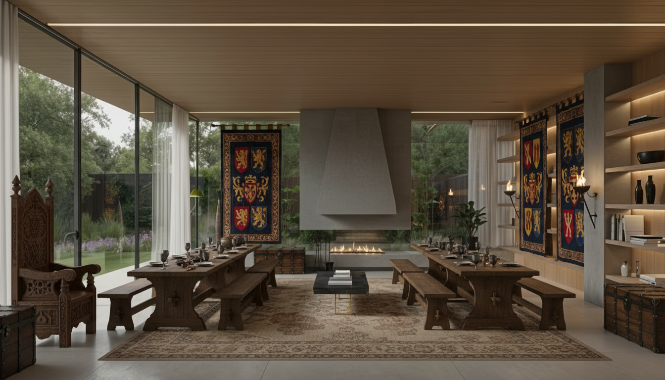 Medieval Living Room design