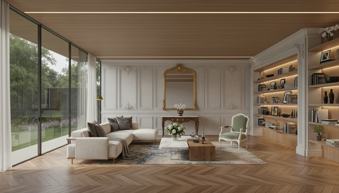 Parisian Living Room design