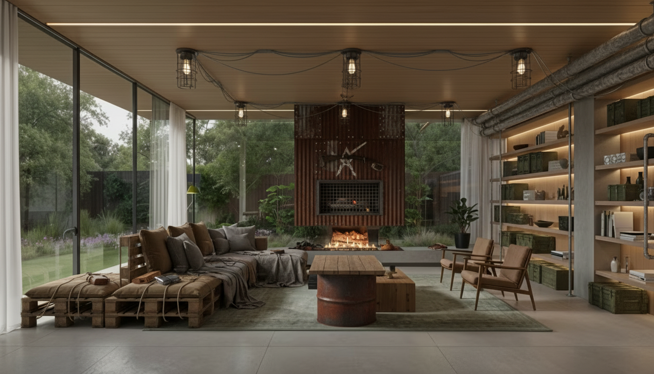 Post Apocalyptic Living Room design